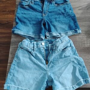 Denim girls old navy Shorts Set - Dark and Light Wash